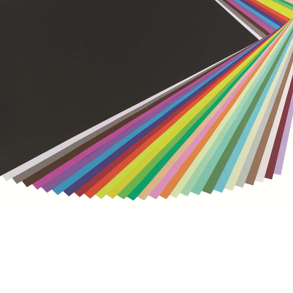 Feuille de couleur Maya (270g) 50x70 cm - Noir