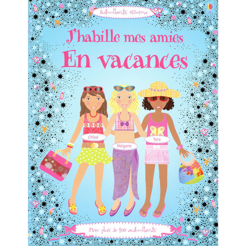 Livre: J'habille mes amies en vacances