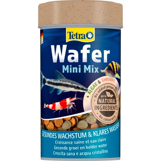 Nourriture complète poisson de fond TetraWafer Mini Mix : 100ML