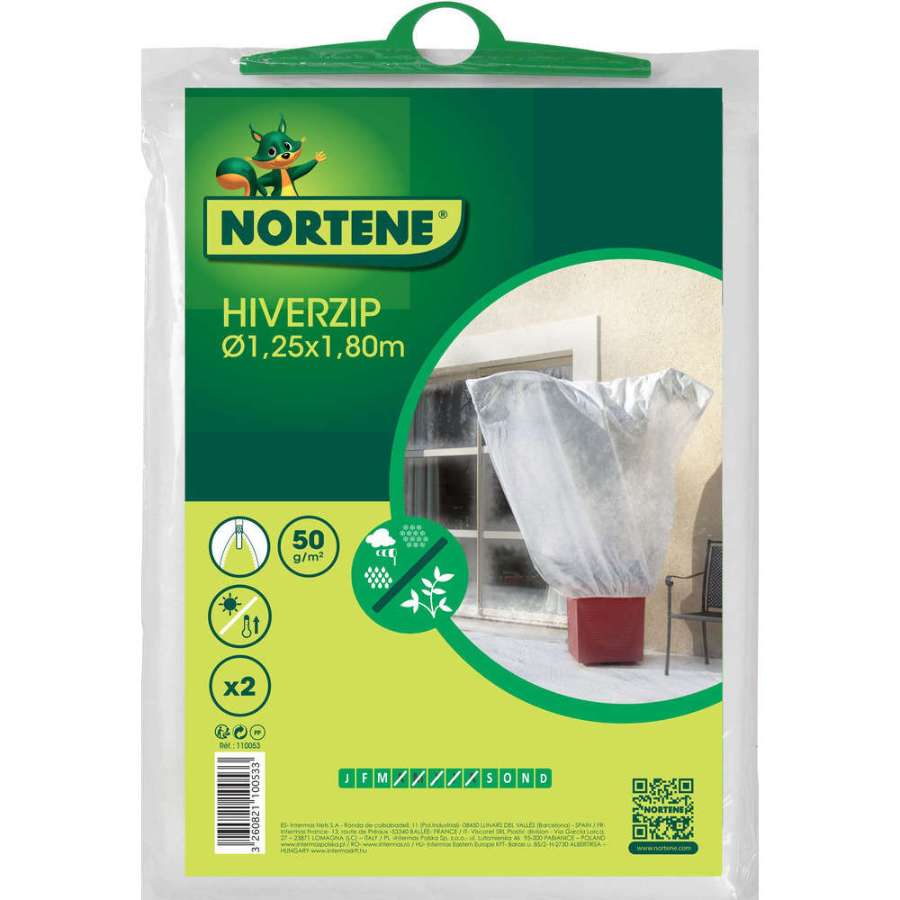 Housse d'hivernage Transparent 2X1,80M X 2
