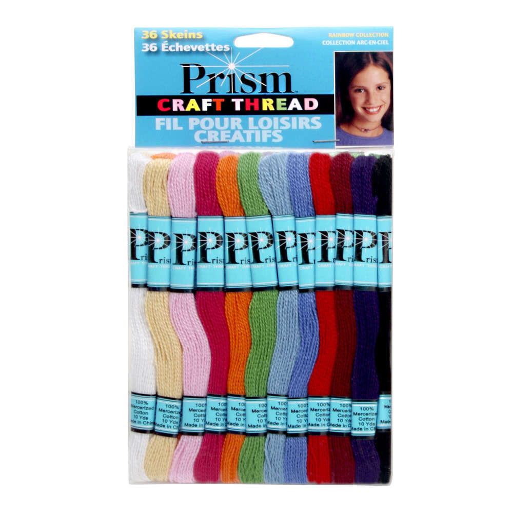 Échevettes en coton perlé : L. 8m x 36