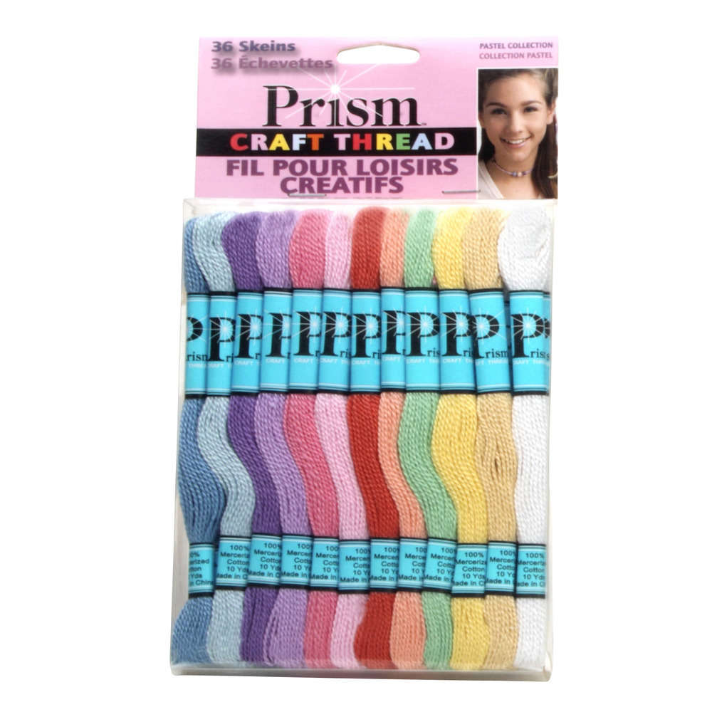 Échevettes en coton perlé : L 8m x 36