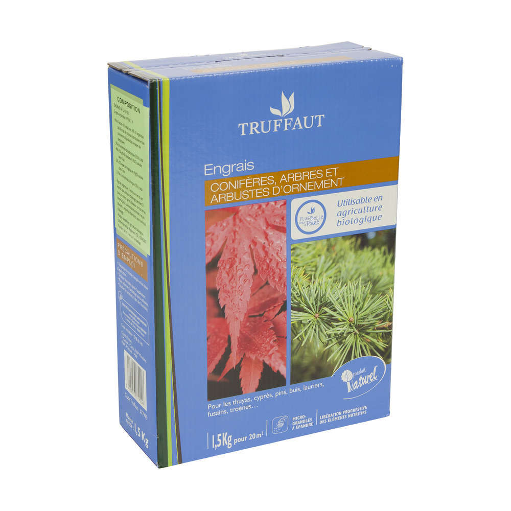 Engrais Conifère, arbres et arbustes d'ornement : 1,5kg