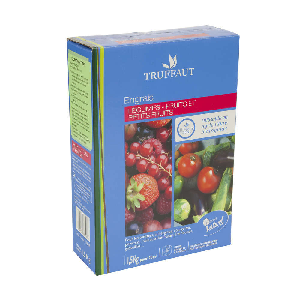 Engrais légumes-fruits : 1,5kg