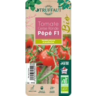 Plant de tomate cerise 'Pépé' F1 bio : pot de 0,5 litre