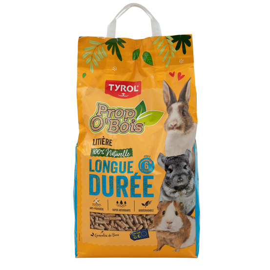 Litière prop'o bois Tyrol : granulés bois 10L