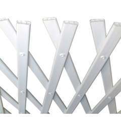 Treillis extérieur Treilliflex en PVC, blanc - l. 100 x H. 200 cm