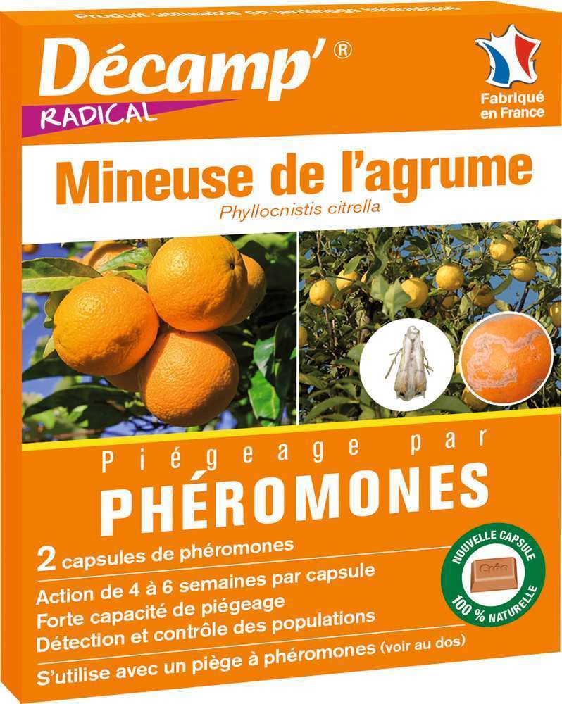 Phéromone contre la mineuse de l’agrume - Blister 2 capsules