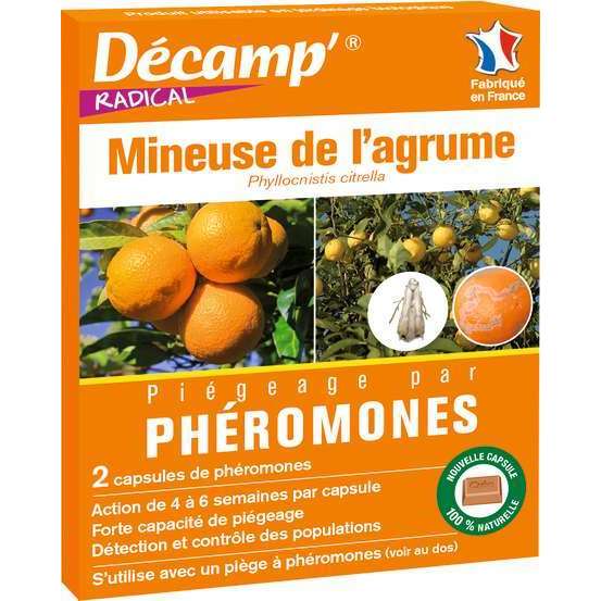 Phéromone contre la mineuse de l’agrume - Blister 2 capsules