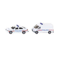 Set police 2 vehicules : échelle 1/64éme