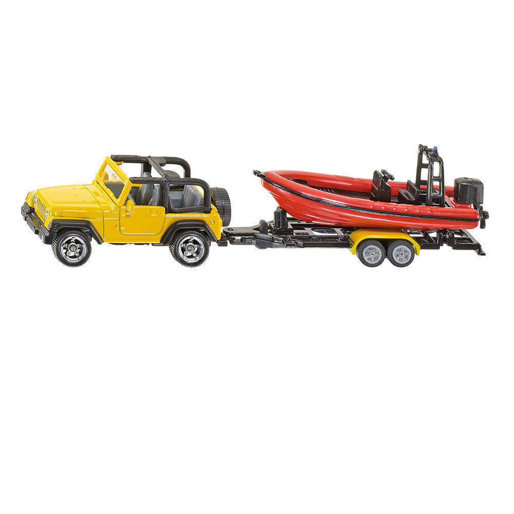 Jeep + bateau : échelle 1/64éme