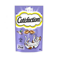 Friandises pour chat Catisfactions au canard 60 gr