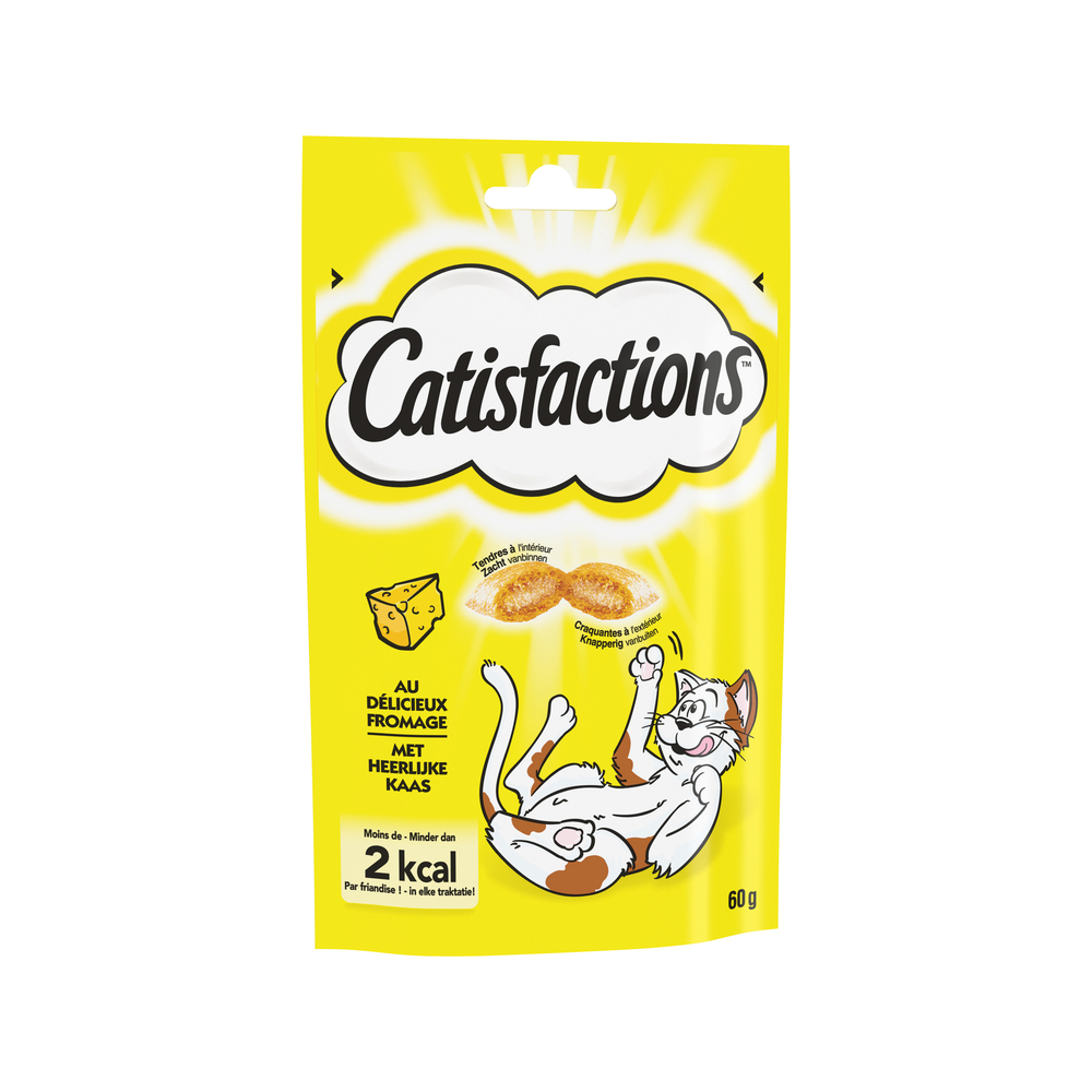 Friandises pour chat Catisfactions au fromage 60 gr