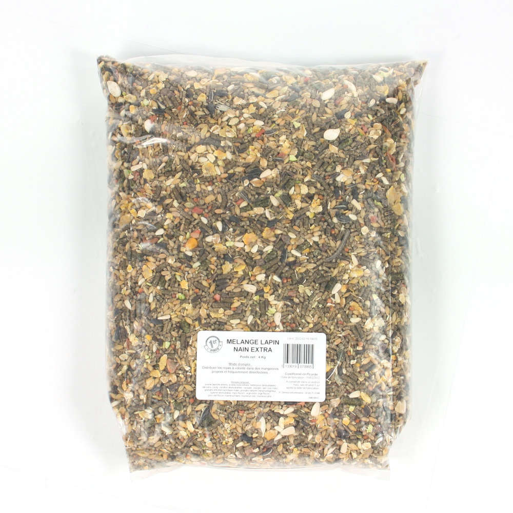 Mélange lapin nain extra 4 kg