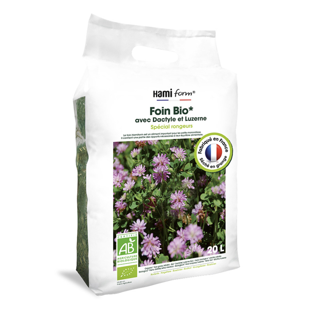 Foin bio 20L dactyle/luzerne