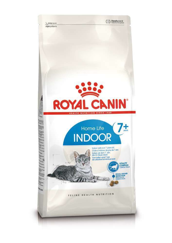 Croquettes chat senior Royal Canin Indoor 7+ : 1,5 kg