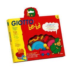 Set Giotto be-bè: 3 pots de 100g de pâte à jouer + accessoires