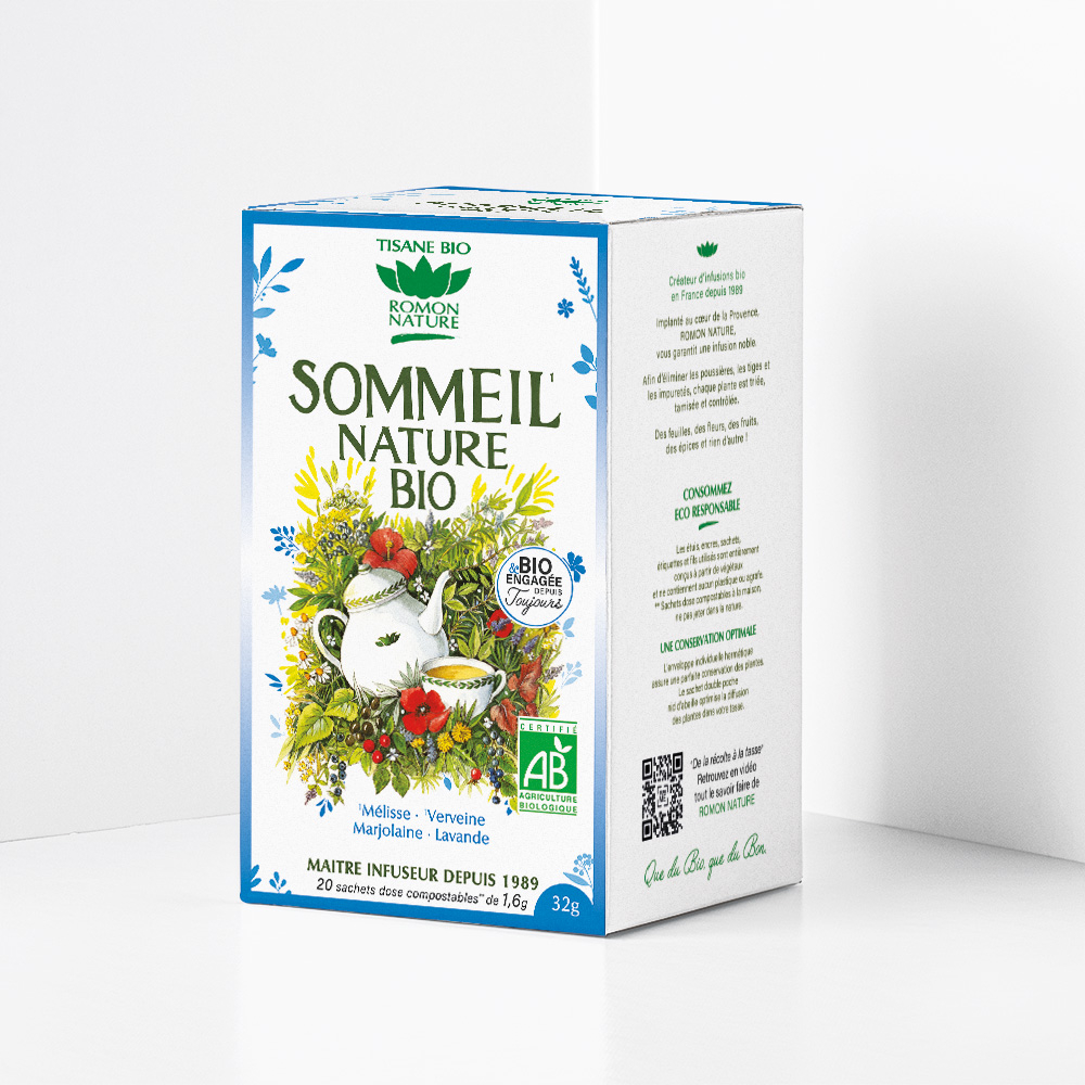 Boîte de tisane bio pour le sommeil - 20 sachets