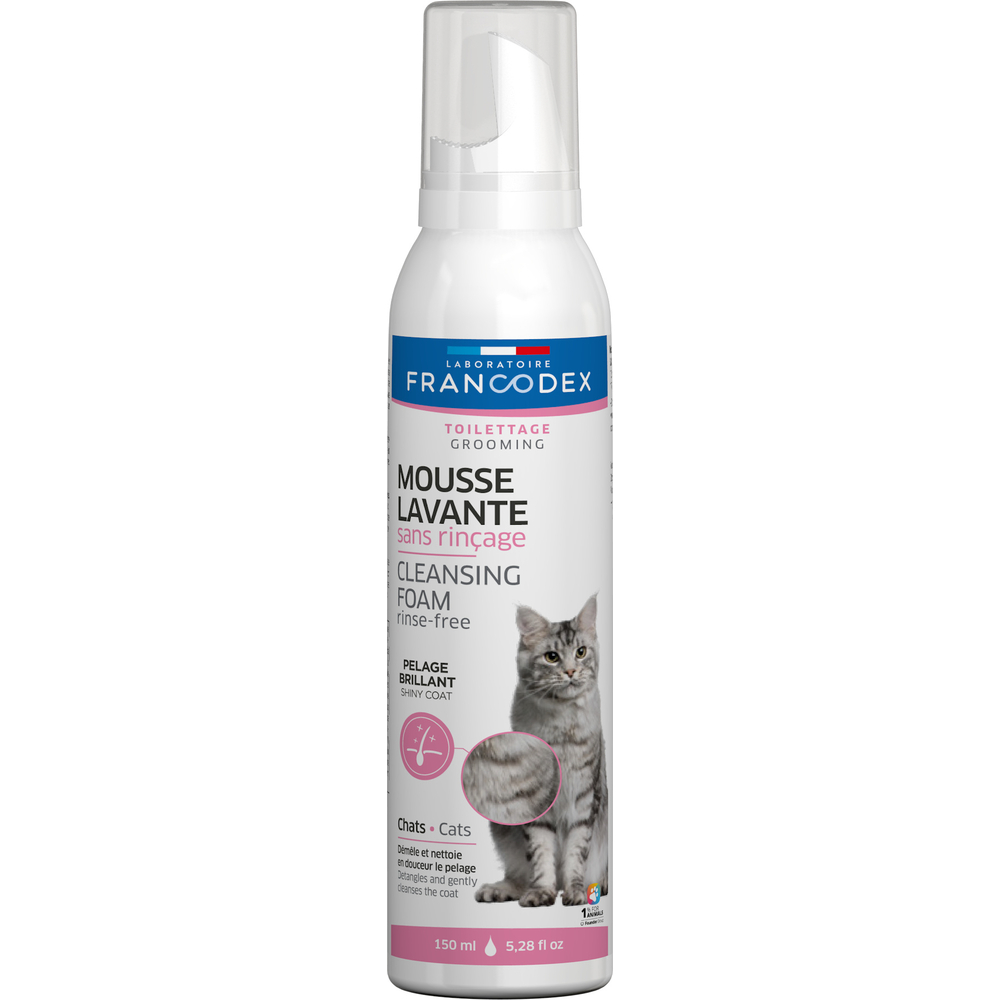 Mousse lavante chat 150ml
