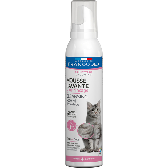 Mousse lavante chat 150ml