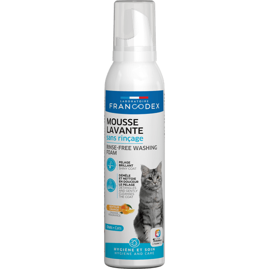 Mousse lavante chat 150ml