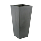 Pot haut Dolmayan, gris anthracite L. 32,5 x l. 32,5 x H. 61,5 cm