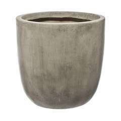 Pot Œuf, gris ciment Ø 43 x H. 41 cm