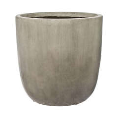 Pot Œuf, gris ciment Ø 51 x H. 50 cm