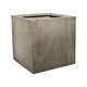 Cube Jin, gris ciment L. 60 x l. 60 x H. 60 cm