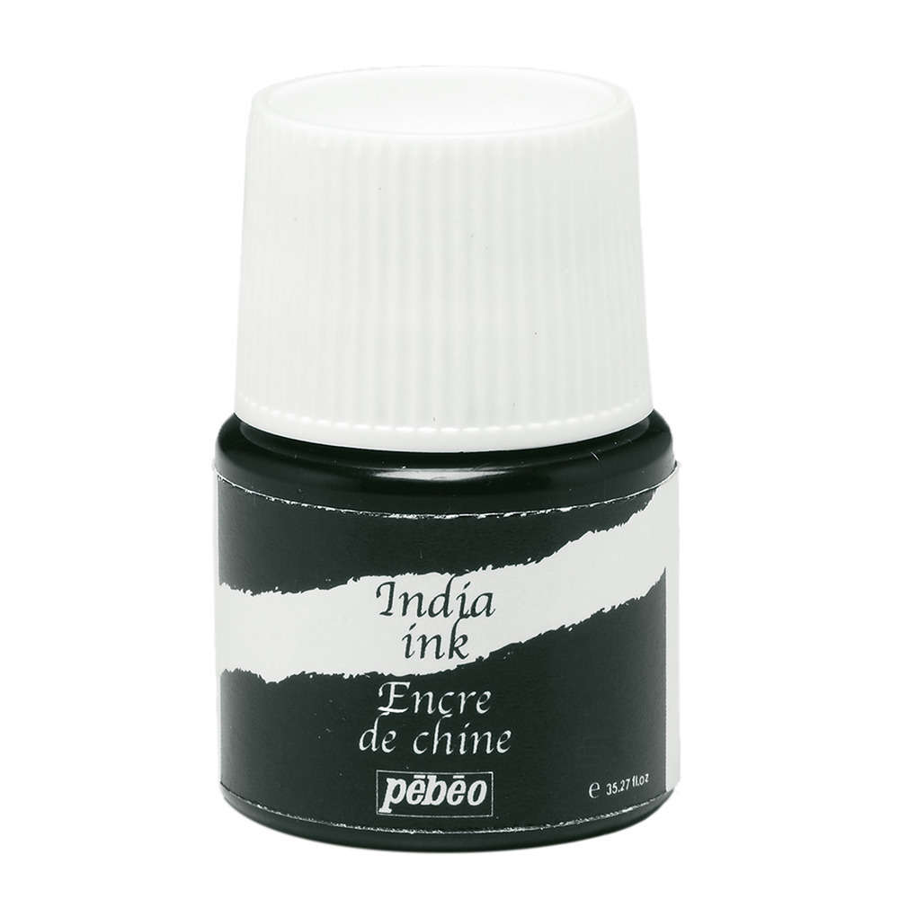 Encre de chine, le flacon de 20ml - Noir India Ink