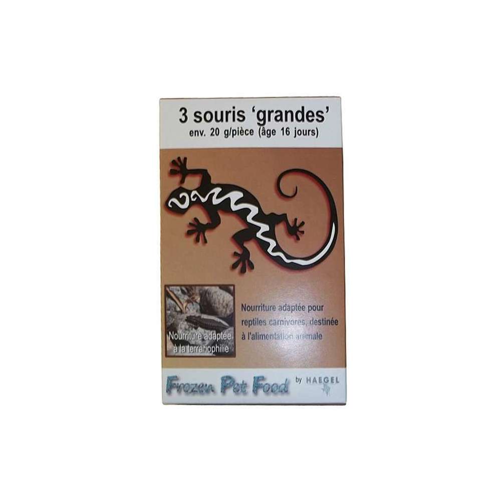 Souris large 16 jours, 20 gr (3 pièces)