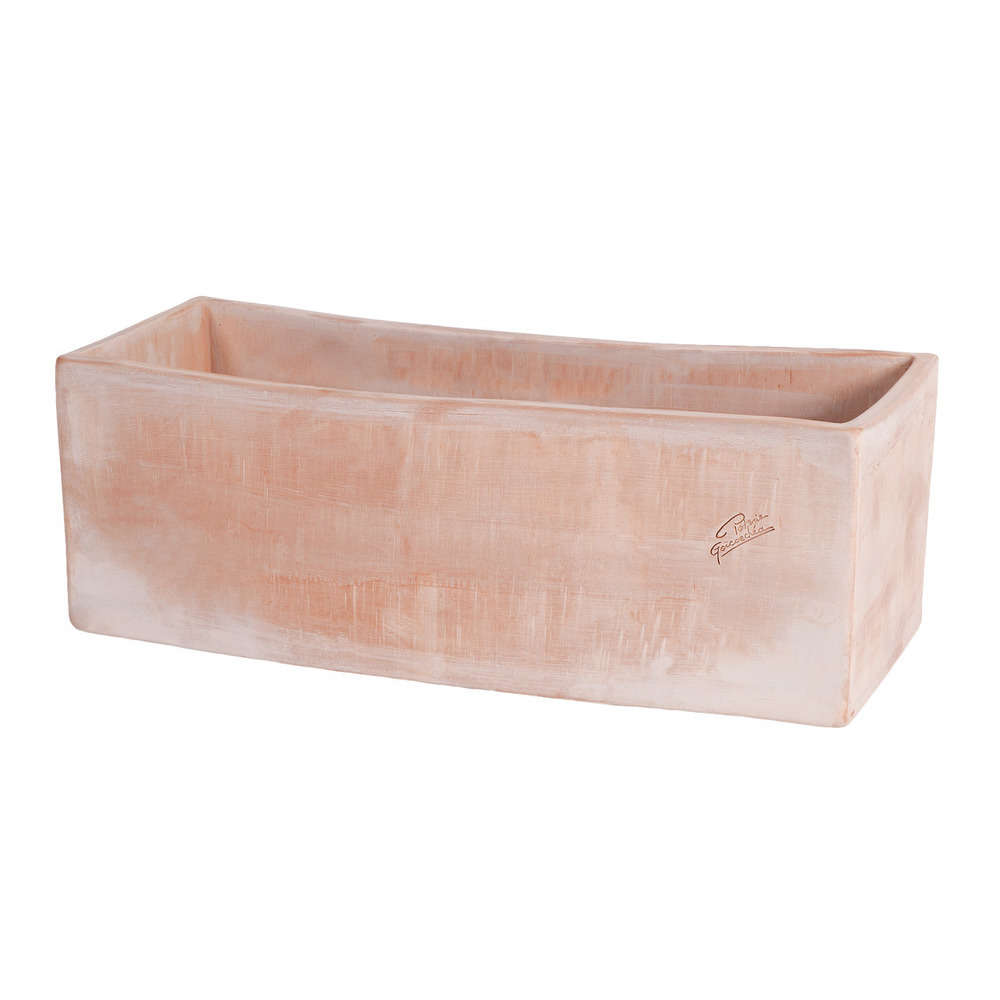 Jardinière en terre cuite 60x24x24cm