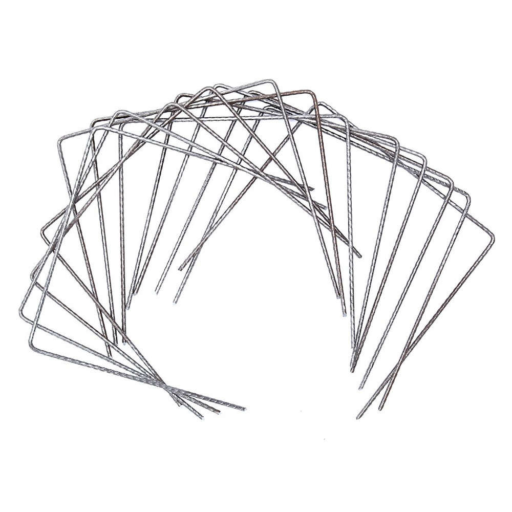 Lot de 12 agrafes biseautés : en acier, 20x20x20cm