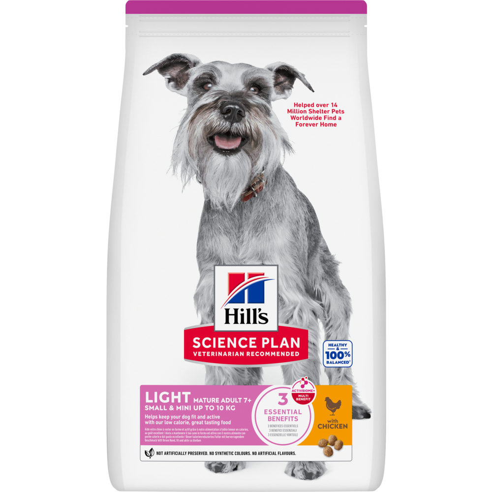 Croquettes chien Mini adulte Light : 2,5 kg