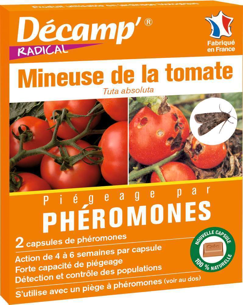Phéromone contre la mineuse de la tomate - Blister 2 capsules
