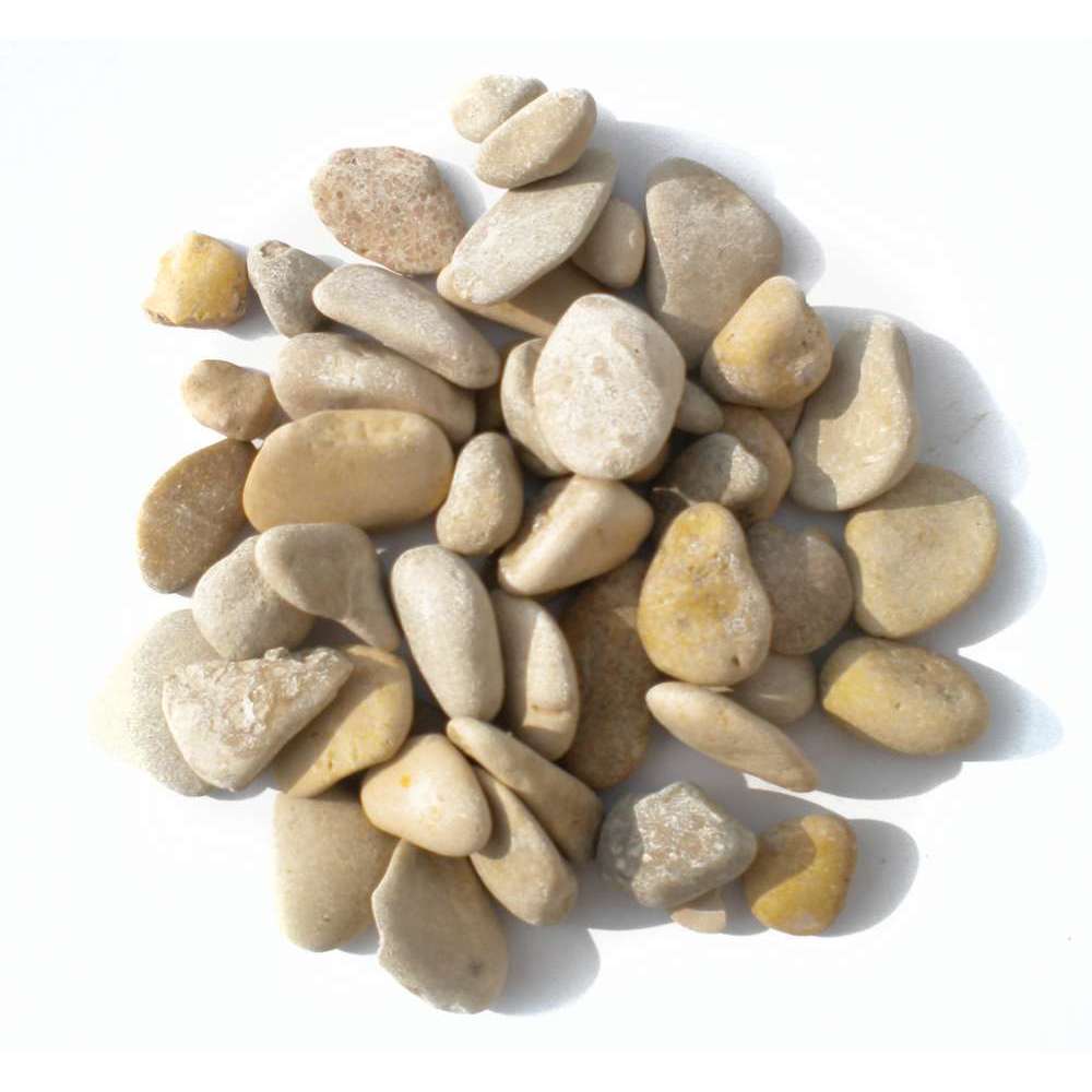 Gravier roulé 5/15mm, coloris champagne - 25kg