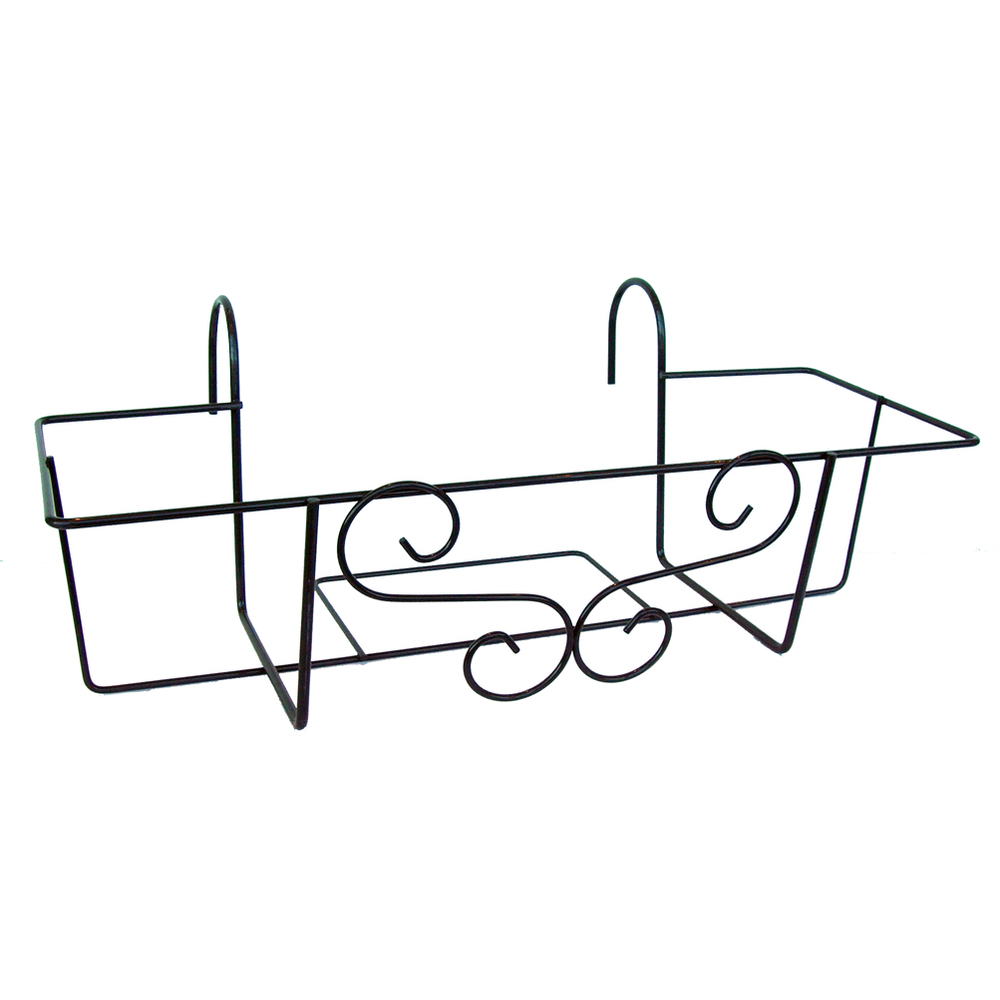 Support balconnière étroit, gris L. 50 x 17 cm