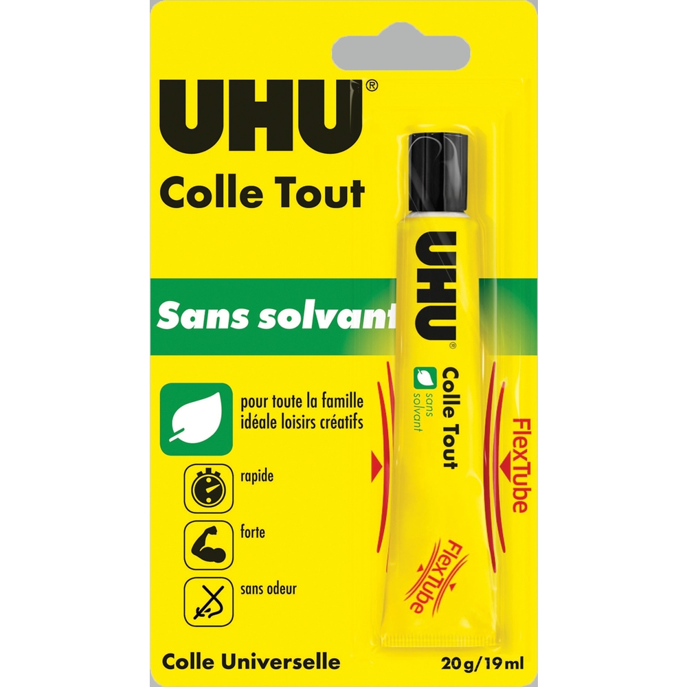 Colle Flex+Clean UHU, sans solvant - 20g