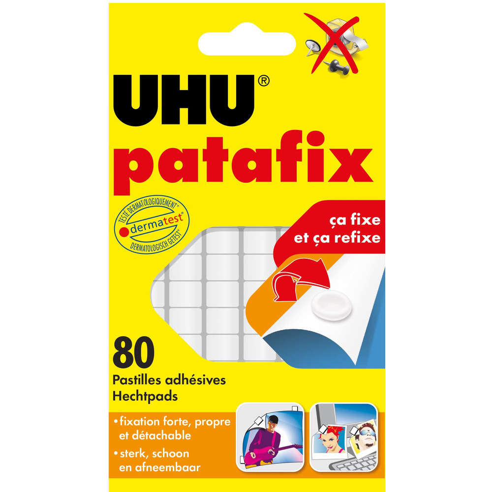 Patafix blanche 80 pastilles UHU