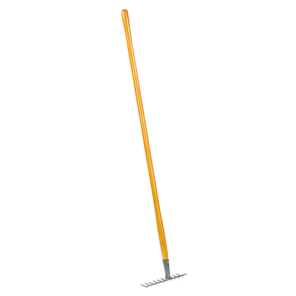 Rateau 10 dents courbes emmanché 140cm