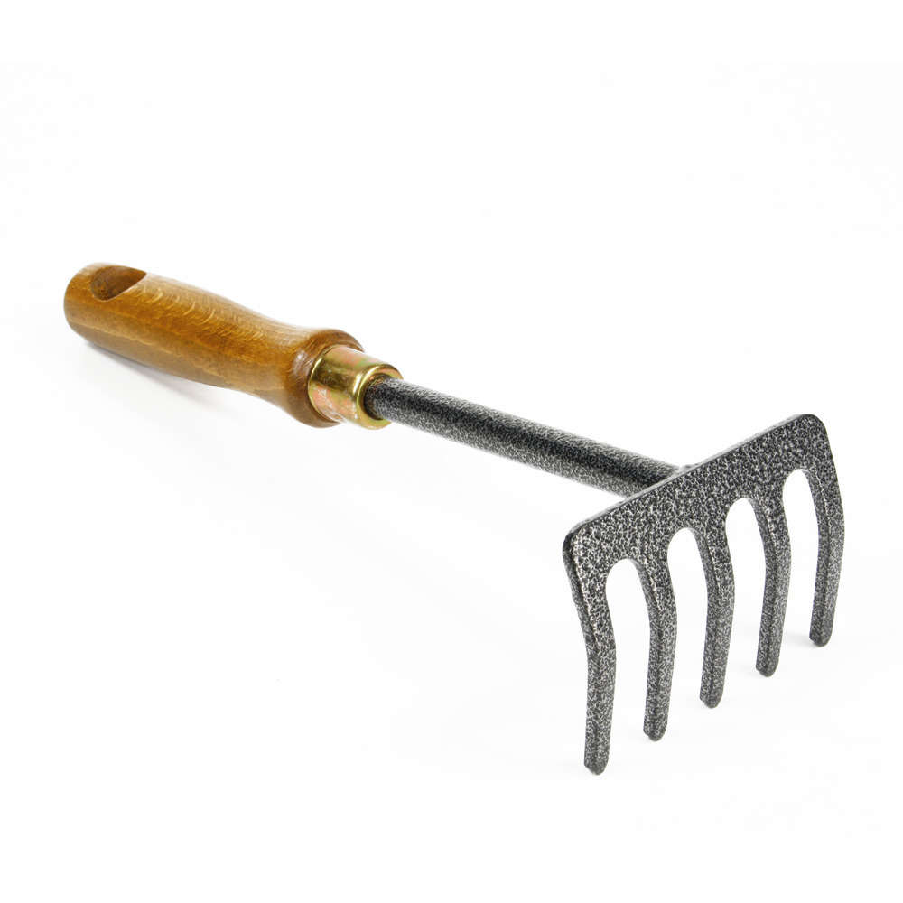 Rateau fleurs 5 dents manche ergonomique