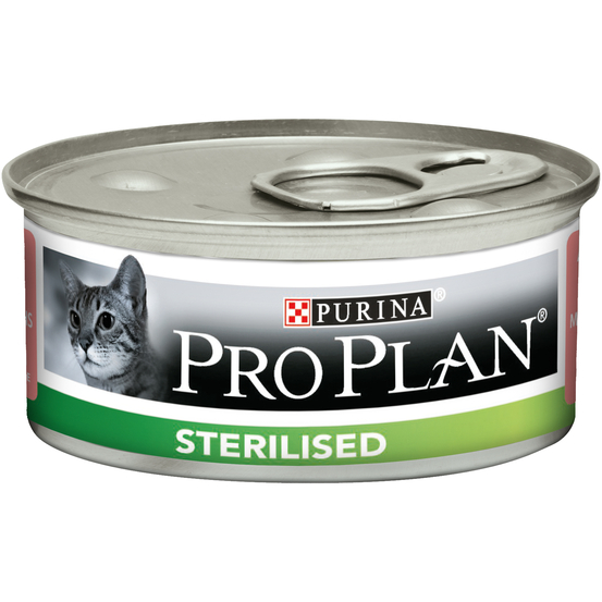Boites Pro Plan pour chat stérilisé : 85g