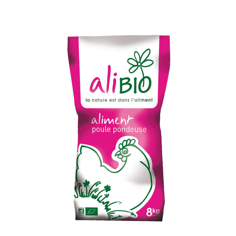 Aliment complet Alibio pour poules pondeuses - 8 kg