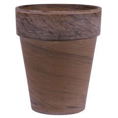 Pot en terre cuite rond pour vos plantes même en extérieur - Amadera Taille  42 cm x 51 cm de diamètre (44 cm en intérieur)