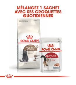 Croquettes chat senior Royal Canin AGEING 12+ Sterilised : 4 kg