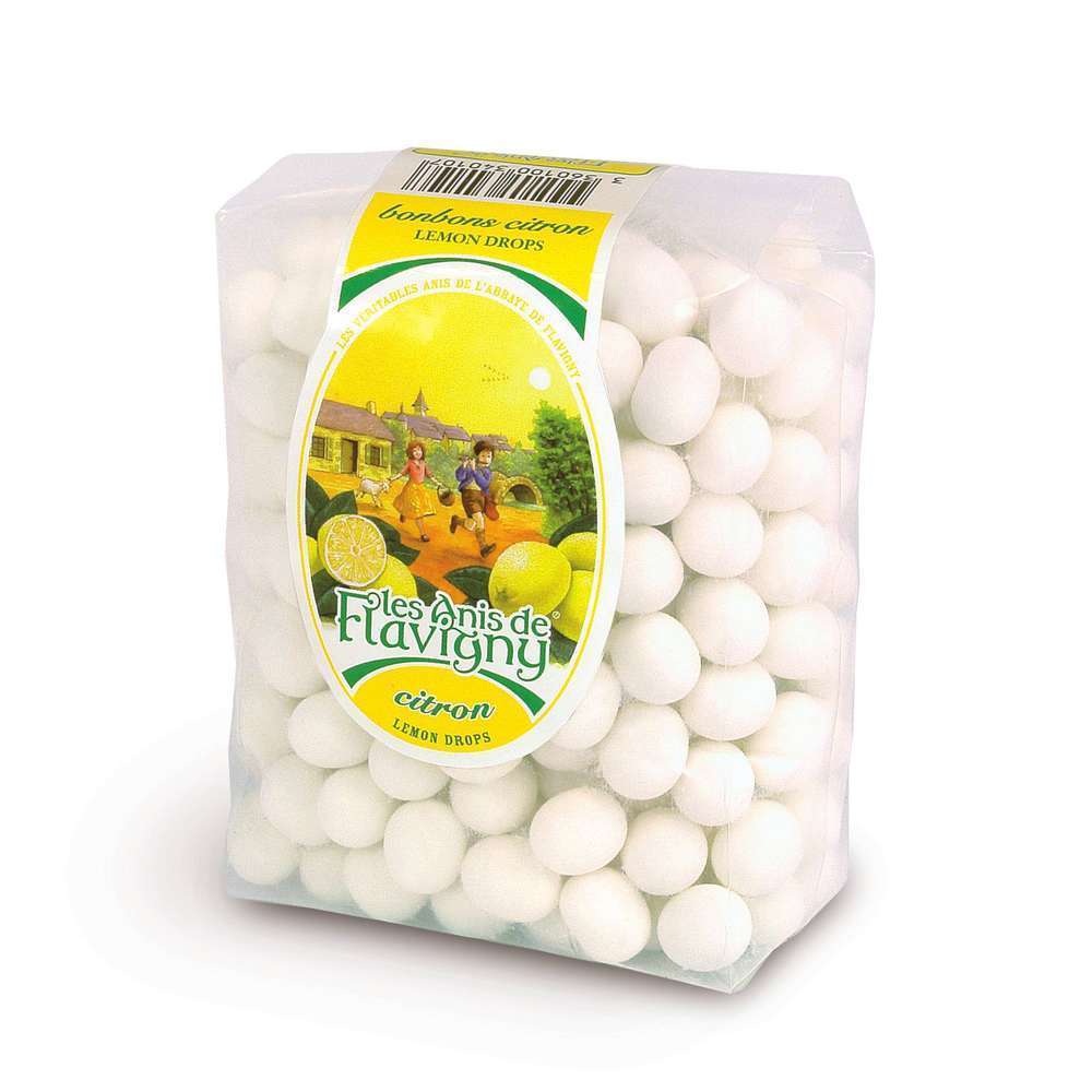 Bonbons Anis de Flavigny, sac de 250 g - goût citron