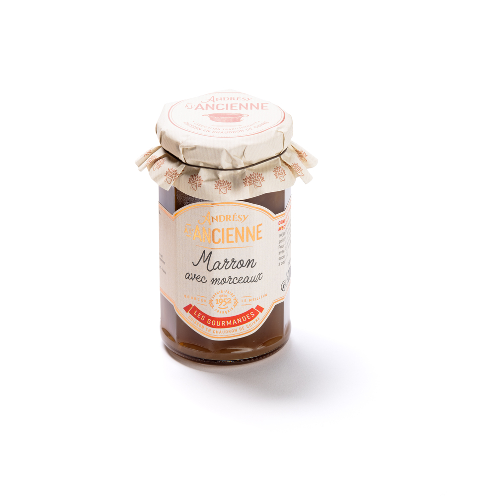 Crème de marrons, avec morceaux