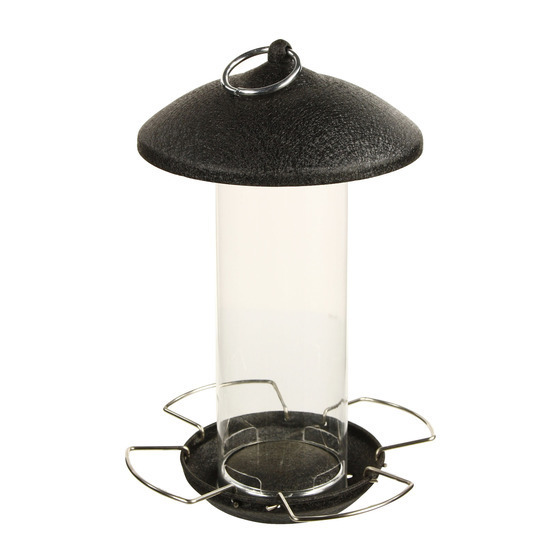 Distributeur de graines large Black steel