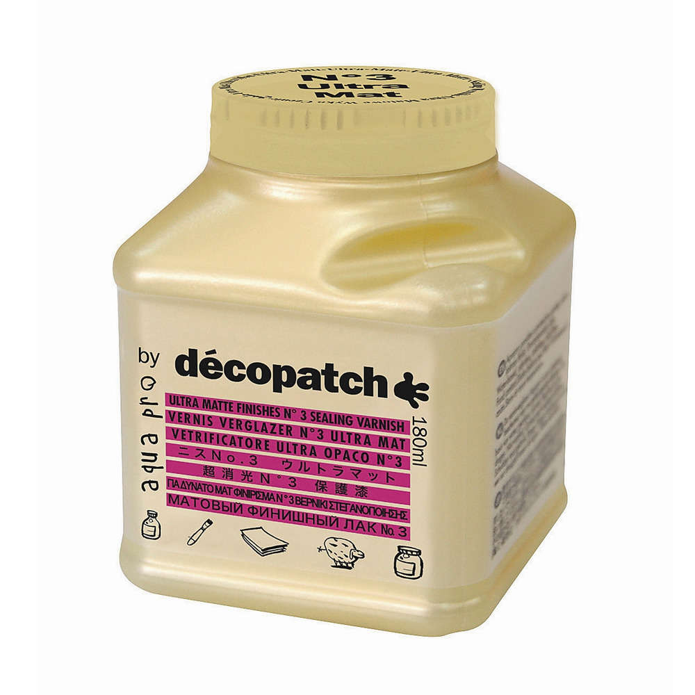 Vernis vitrificateur Aquapro, effet ultra mat 180ml