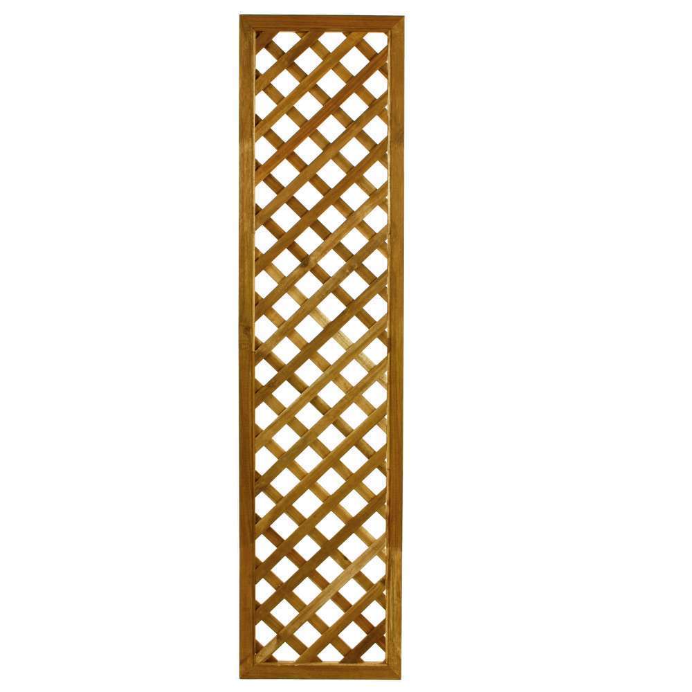 Treillis Jasmin à carreaux, en bois d'acacia - l.40 x H.180 cm